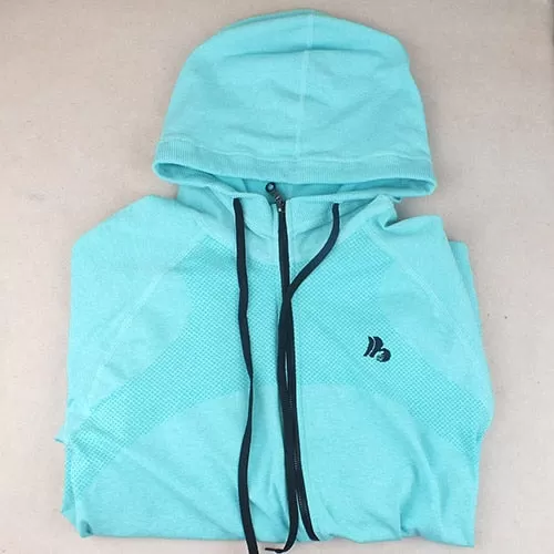 Women Sport Jacket Quick-dry Long-sleeved Running Gym Sweatshirt Cloth Fitness Zipper Jacket Outerwear