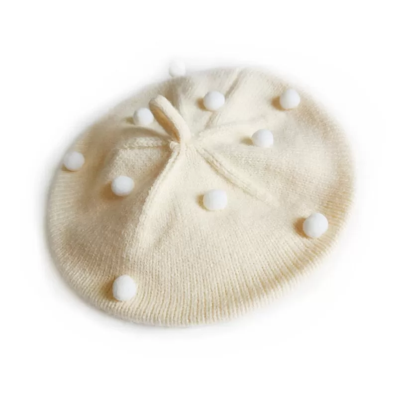 Wool Beret Hat for Toddlers