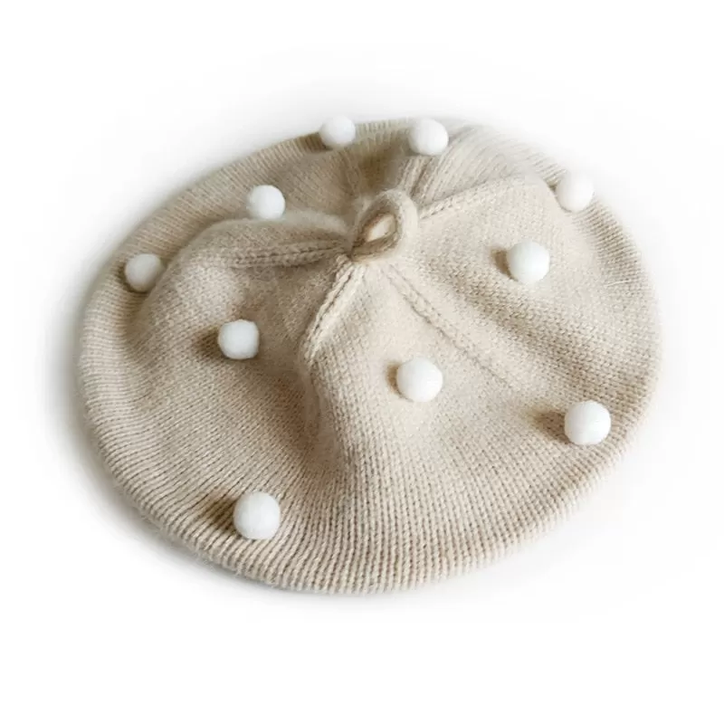 Wool Beret Hat for Toddlers