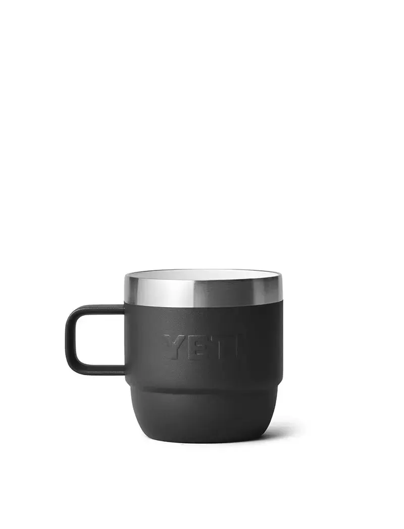 YETI Rambler 2 Pk 6oz Stackable Espresso Mugs Black