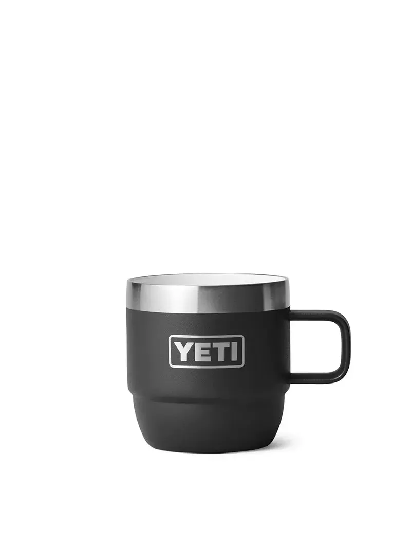 YETI Rambler 2 Pk 6oz Stackable Espresso Mugs Black