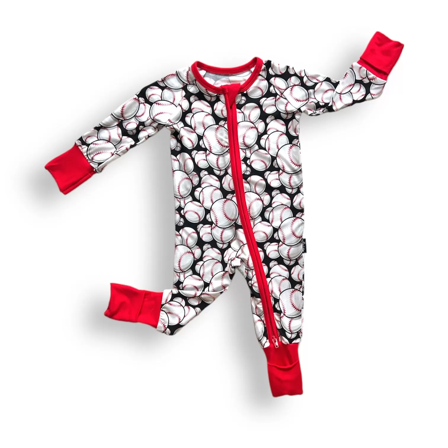 ZIP ROMPER - Baseballs